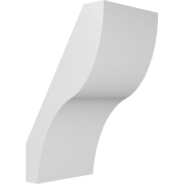 Ekena Millwork 5-in. W x 6-in. D x 10-in. H Geneva Architectural Grade PVC Knee Brace BRCP05X06X10GNV - main